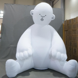 Sitting Bald Giant Child Inflatable _customized_ 