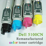 Dell 5100cn Remanufactured Color Toner Cartridges