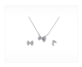 JEWELKOREA Jewelry Set-Earring+Necklace SNE2C