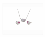 JEWELKOREA Jewelry Set-Earring+Necklace SNE6C