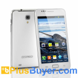 Narwhal - 5 Inch 3G Android 4.1 Phone (Unlocked, 1GHz Dual Core CPU, 5MP, 4GB, White)