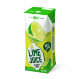 Best Lime juice Good Taste 200ml paper Box from RITA beverage manufacturer