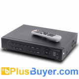 Dual-Stream 16 Channel DVR Security System with 500GB HDD