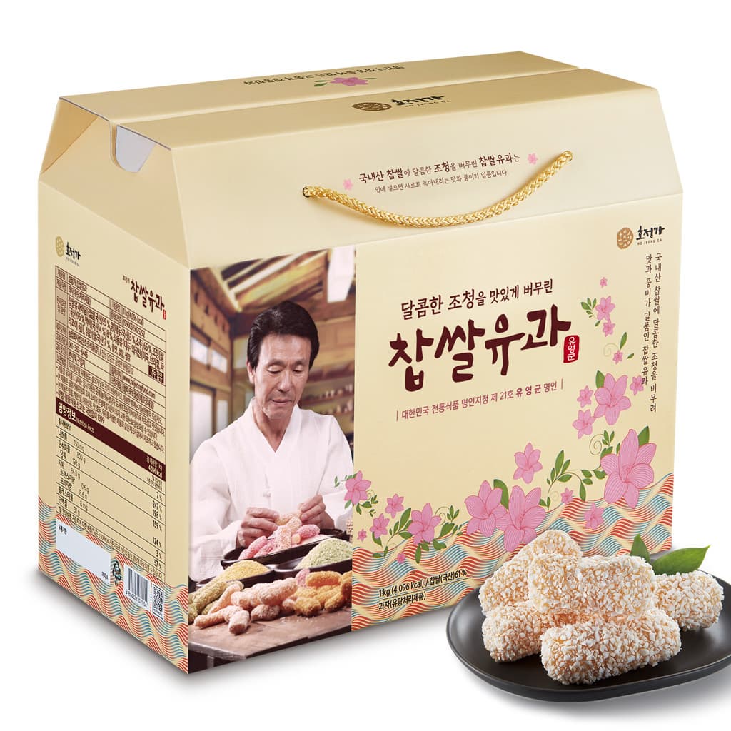 Changpyeong Hangwa_Korean Traditional Cookie_ Yugwa Set 1kg