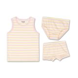 Doridori Little Girls_ Organic Cotton Underwear Undershirt For Kid_ Toddler_ Baby _ Pink Milk SR