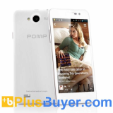 POMP W99 - 1.5GHz Quad Core Android 4.2 Phone (5 Inch, 2GB RAM, 32GB, White)
