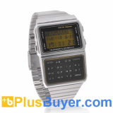 Digitalo 3000 - Calculator Watch (Phone Book, Splash Proof, Metal Design)