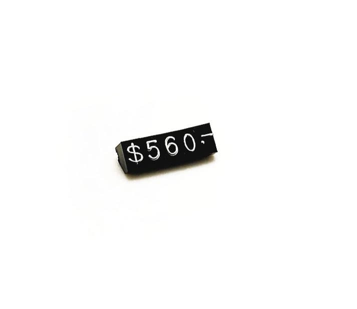 Wood Mini Price Signage Digital Cubes Tags Jewelry Plastic Price