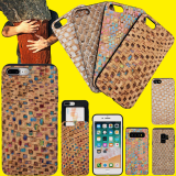 Cork Vegetable Natural Leather Cell Phone Case iPhone Galaxy