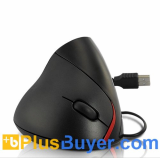 Vertical USB Optical Mouse with Page Up and Down Keys