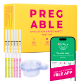 PREGABLE Ovulation Tests_ Pregnancy Tests Kit with FREE APP_ SmileReader _with cups or not_