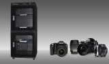 Auto dehumidify cabinet for camera lens, films, fiber optics