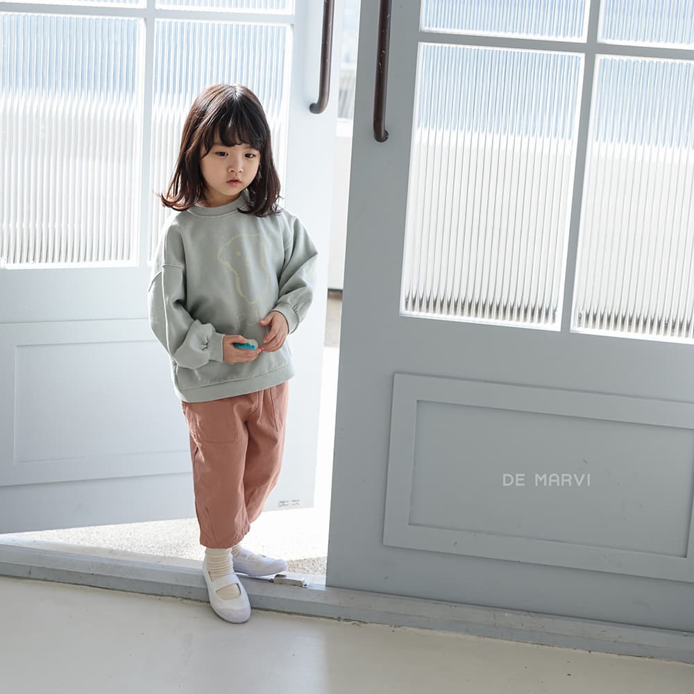 DE MARVI Kids Toddler Elastic waist Pockets Sweatpants Boys Girls Jogger  pants Wholesale Korean