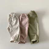 DE MARVI Kids Children Pocket Cotton Casual Pants Boys Girls Trousers Korean Manufacturer