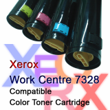 Compatible Color Toner Cartridge for Xerox 7328, Korea