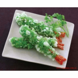 Shrimp covered with Green Young Sticky Rice