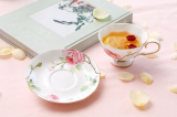 Rose Garden Goldrim Cup_Saucer