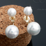 Hue ocean pearl earrings