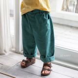 DE MARVI Kids Toddler Summer Cotton Pants MADE IN KOREA