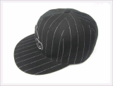 Silver Stripe Fitted Cap