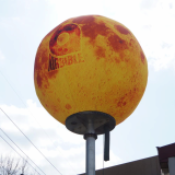 Yellow moon with orange spots Inflatable