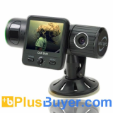 1080P Car DVR Recorder with Motion Detection - 2.0 Inch LCD Screen