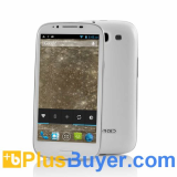 Callisto - 3G Android 4.2 Quad Core Phone - White (5.5 Inch, 1.2GHz CPU, 1GB RAM, 8GB)