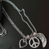 [LJ New York] Popera Luxury Double Chain Necklace