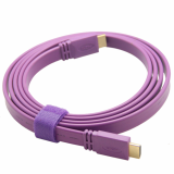 AM to AM Flat HDMI Cable, Available in Purple