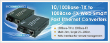 Fiber Optic Web Smart Fast Ethernet Media Coverter