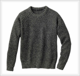 Round-neck, Long Sleeve Sweater for Men