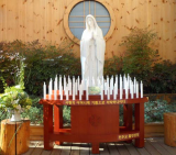 electric candle table for catholic(votive candle table for catholic)