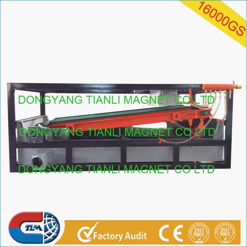 Plate Magnet, Product Flow Magnetic Separation