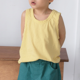 DE MARVI Kids Toddler Sleeveless Shirts Summer Wear