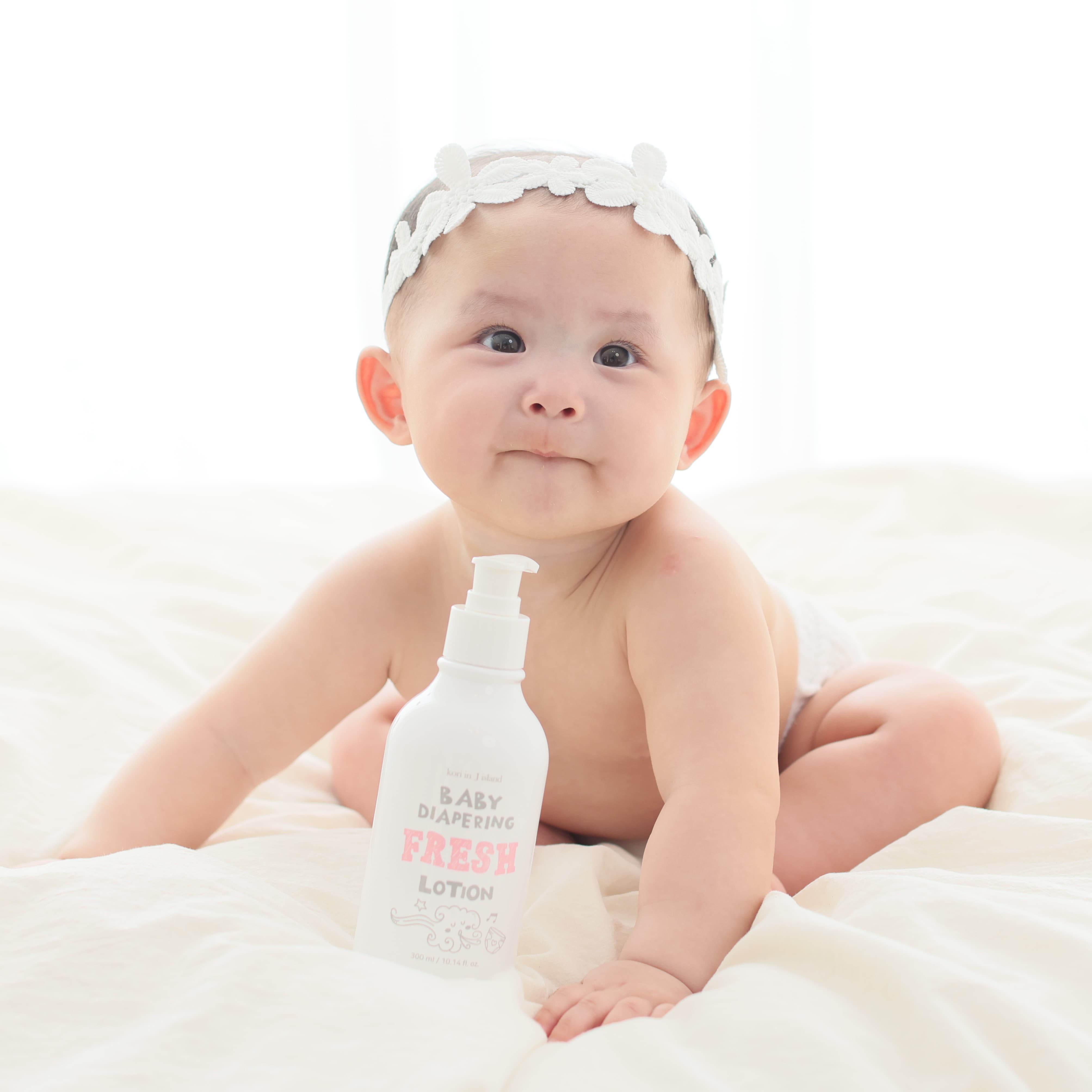 Baby Diapering Fresh Lotion_ Baby Diaper Rash Cream_ Rash Relief Care_ kori in J island