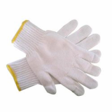 cotton knitted seamless gloves