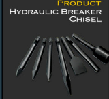 Hydraulic breaker Chisel