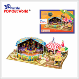 3D Puzzle Exciting Circus and Pierrot