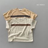 DE MARVI Kids Toddler Vintage overfit Short Sleeve T_shirts Boys Girls Tees Wholesale Korean