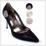 Cubic Deco Bling Point Womens Pumps Heels