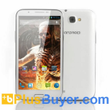 Bones - 5.7 Inch Quad Core Android 4.2 Phone - White (1.2GHz CPU, 1GB RAM, 8GB ROM, 1280x720)