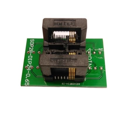 MSOP 8 To DIP8 Microcontrôleur Unité TEST IC Socket Programmeur Adaptateur Socket
