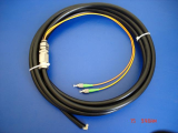 Fiber optic service cable