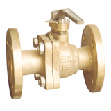 Marine Flanged ball valve bronze