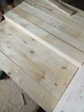 Cut size LVL planks for pallet making and box