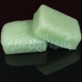 small rectangle shaped Mint Konjac sponge