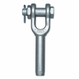 Forged Open Swage Wire Rope Socket with Safety Bolt Pin