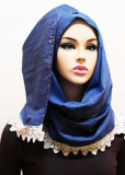 TH129[The twelve]*2014 stylish denim hijab series*