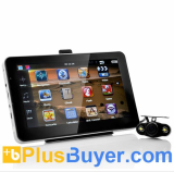 7 Inch Touchscreen GPS Navigator with Wireless Nightvision Rearview Camera and FM Transmitter