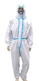 Protective coverall _Breathable virus barrier_